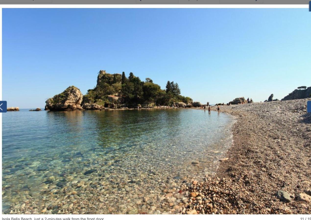Luxury Apartment And Charm Sea View Isola Bella Таорміна Екстер'єр фото